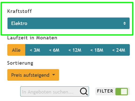 E-Autos auf Autoabos.de finden E-Auto Abo