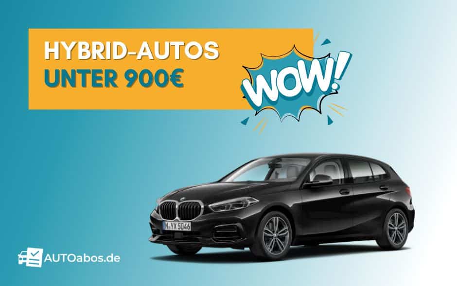 Gehobene Hybridautos unter 900 Euro monatlich mit allem inklusive außer Kraftstoffen