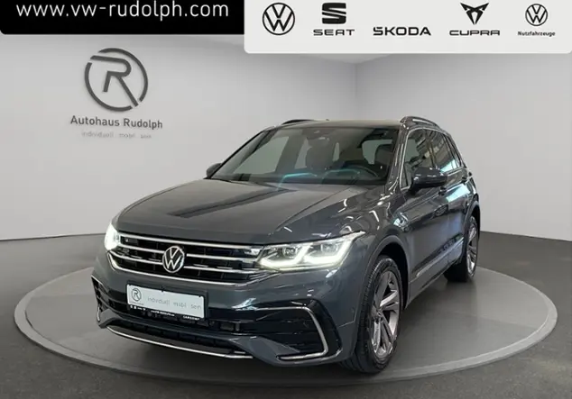 Angebotsdetails Volkswagen Tiguan 1.4 eHybrid R-Line / RFK Grau (Delfingrau Metallic)