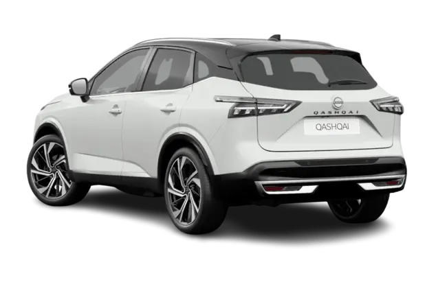 Angebotsdetails Nissan Qashqai 1.3 DIG-T MHEV 158PS Xtronic Tekna+ Pearl White Pearleffect / Dach Black Metallic