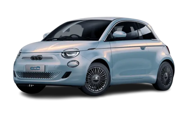 Angebotsdetails Fiat 500 Elektro Limousine 42 kWh Dreischicht-Lackierung Himmel Blau