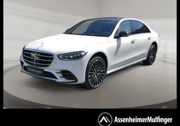 Angebotsdetails Mercedes-Benz S 450 d 4MATIC lang Weiß manufaktur lack manufaktur opalithweiß bright