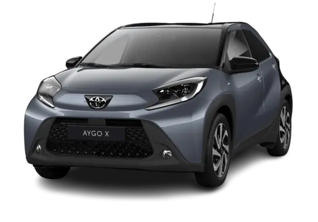 Angebotsdetails Toyota Aygo X 1.0-l-VVT-i Teamplayer celestite grey metallic/ Dach grey metallic