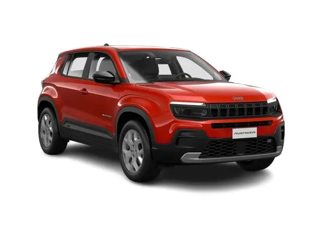 Angebotsdetails Jeep Avenger Jeep Avenger Altitude 1.2 E-Hybrid 74 kW (100 PS) 6-Stufen-DCT Ruby Red