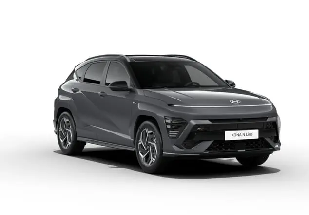 Angebotsdetails Hyundai KONA Hyundai Kona N-Line 1.6 T-GDI 101 kW (138 PS) 7-Gang DCT Ecotronic Grey Pearl