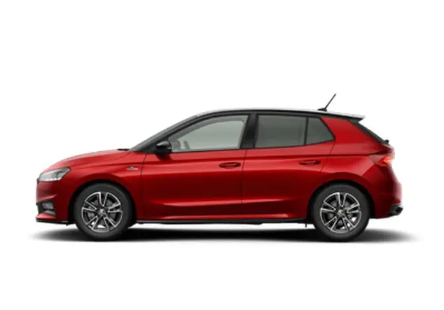 Angebotsdetails Skoda Fabia Skoda Fabia Monte Carlo Plus 1.5 TSI 110 kW (150 PS) 7-Gang-DSG Velvet-Rot Metallic (Dach in Schwarz)