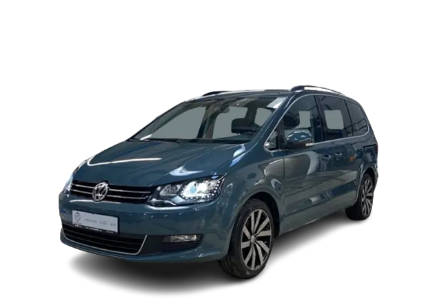 Angebotsdetails Volkswagen Sharan Blau (Petroleum Blue Metallic)