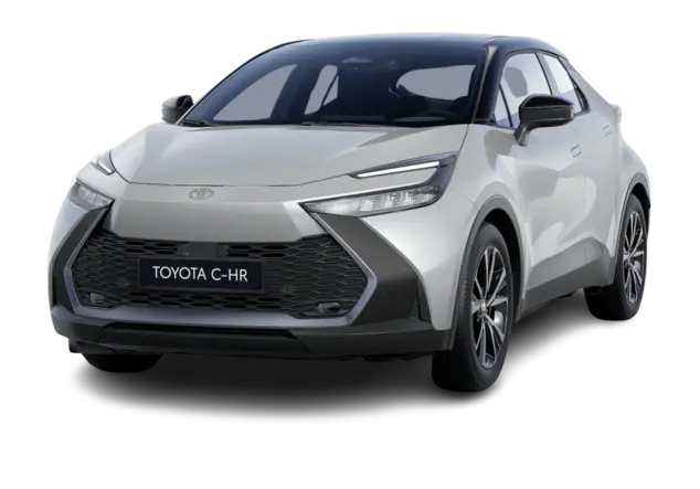 Angebotsdetails Toyota C-HR 2.0-l-VVT-i Plug-in Hybrid Teamplayer shimmering silber metallic/ Dach schwarz