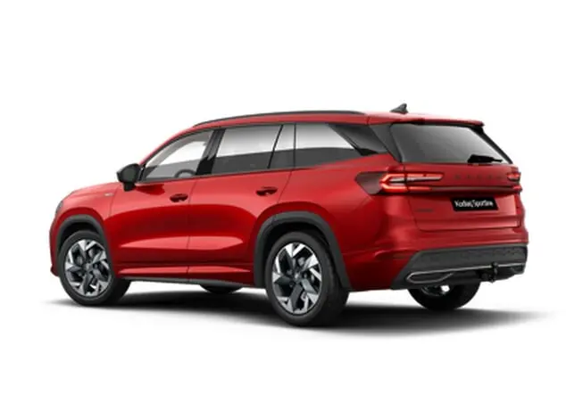 Angebotsdetails Skoda Kodiaq Skoda Sportline 2.0 TSI 150 kW (204 PS) 7-Gang-DSG Allrad Velvet Rot Premium Metallic