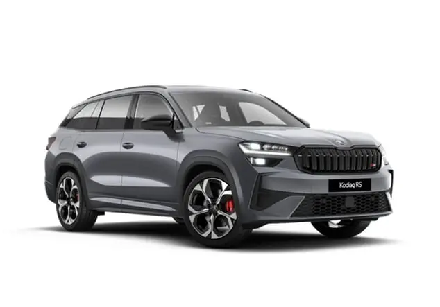 Angebotsdetails Skoda Kodiaq Skoda RS 2.0 TSI 195 kW (265 PS) 7-Gang-DSG Allrad Graphite-Grau Metallic