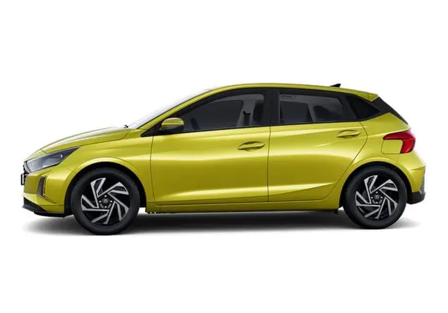 Angebotsdetails Hyundai i20 Hyundai i20 Wave 1.2 MPI 59 kW (79 PS) 5-Gang Lucid Lime Metallic