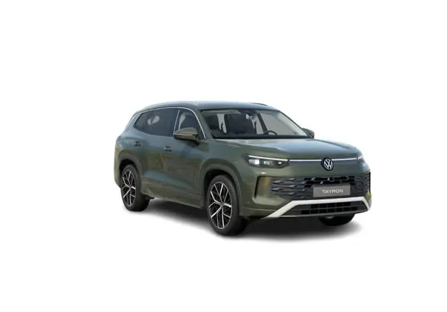 Angebotsdetails Volkswagen Tayron Life Volkswagen 1.5 TSI 110 kW (150 PS) 7-Gang- 1,5 l eTSI 7-Gang-Doppelkupplungsgetriebe Cipressino-Grün Metallic/Grün
