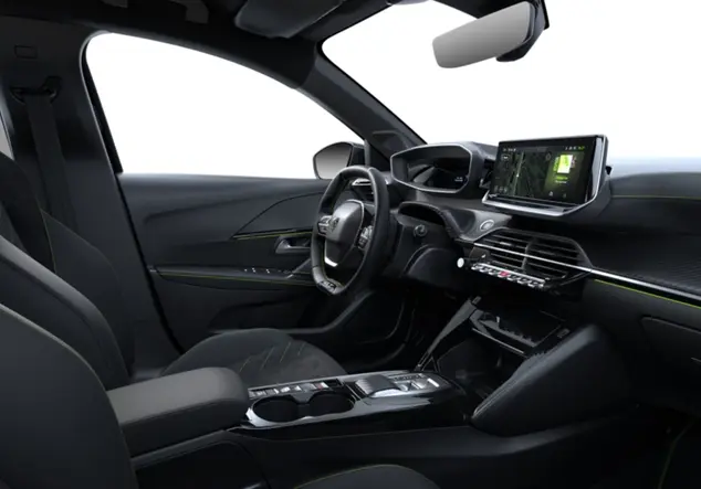 Angebotsdetails Peugeot e-208 Elektromotor 156 GT Perla Nera Schwarz