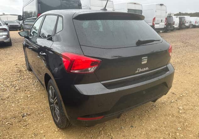 Angebotsdetails Seat Ibiza Seat Road Edition 1.0 TSI 85 kW (116 PS) 7-Gang-DSG Frontantrieb Midnight Schwarz Metallic