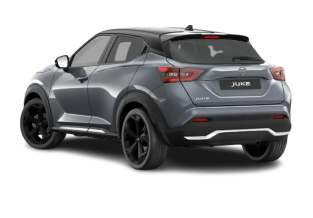 Angebotsdetails Nissan JUKE 1.0 DIG-T TEKNA DCT Karosseriefarbe: Ceramic Grey (U), Kontrastfarbe Black