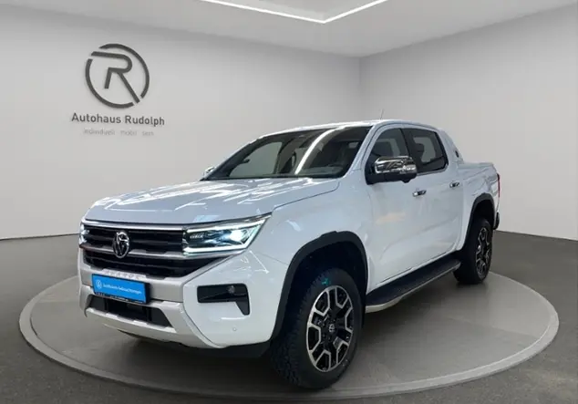 Angebotsdetails Volkswagen Amarok 3.0 TDI 4Motion Aventura DC +NAVI+AHK+SOU Weià (Clear White)
