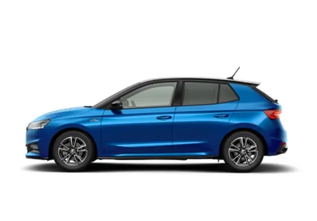 Angebotsdetails Skoda Fabia Skoda Fabia Monte Carlo 1.5 TSI 110 kW (150 PS) 7-Gang-DSG Race-Blau Metallic (Dach in Schwarz)