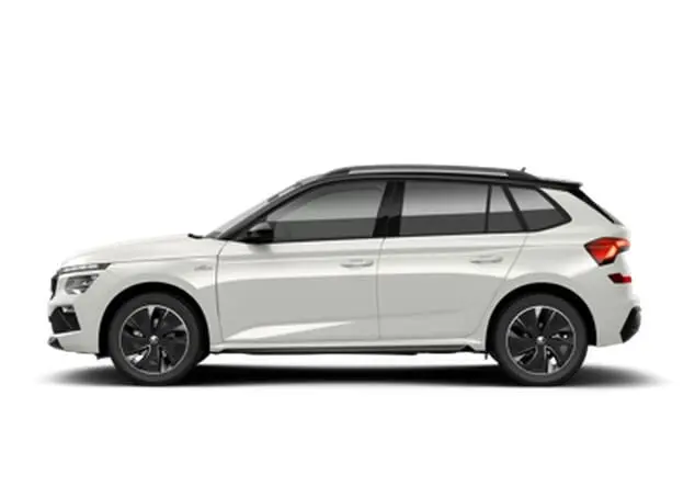 Angebotsdetails Skoda Kamiq Skoda Kamiq Monte Carlo 1.0 TSI 85 kW (116 PS) 7-Gang-DSG Candy Weiß / Dach Schwarz