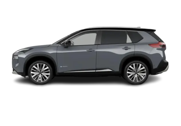 Angebotsdetails Nissan X-TRAIL 1.5 VC-T e-Power e-4ORCE TEKNA+ Karosseriefarbe: Ceramic Grey (KBY), Kontrastfarbe: Black (KH3)