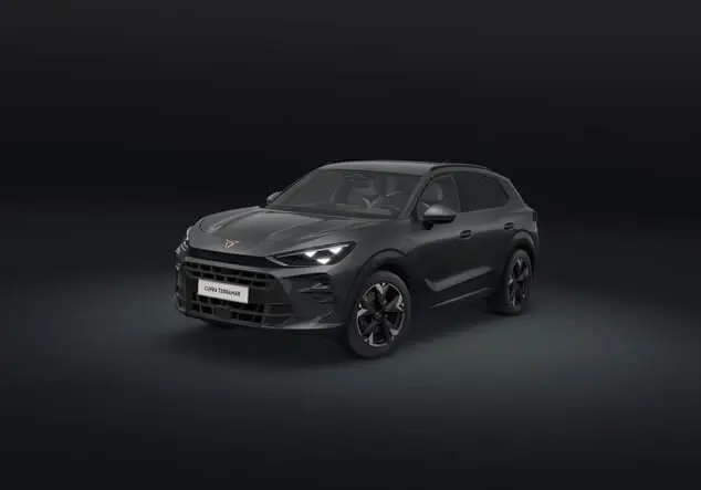 Angebotsdetails Cupra Terramar Cupra Terramar e-HYBRID 1.5 e-HYBRID 150 kW (204 PS) 6-Gang-DSG 150.00 kW (204 PS) Timanfaya Grau