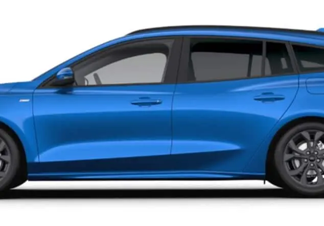 Angebotsdetails Ford Focus Turnier Ford Focus Turnier ST-Line X 1.0 EcoBoost Hybrid 114 kW (155 PS) 7-Gang-Automatik Desert Island Blue Metallic