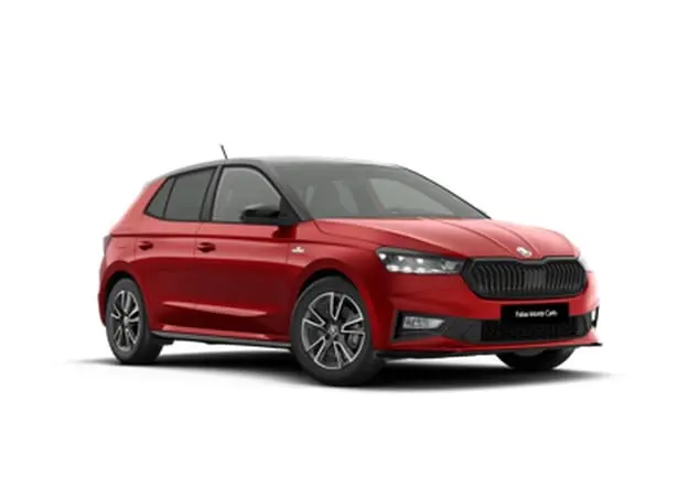 Angebotsdetails Skoda Fabia Skoda Fabia Monte Carlo Plus 1.5 TSI 110 kW (150 PS) 7-Gang-DSG Velvet-Rot Metallic (Dach in Schwarz)