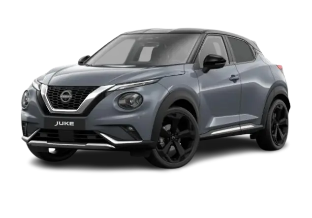 Angebotsdetails Nissan JUKE 1.0 DIG-T TEKNA DCT Karosseriefarbe: Ceramic Grey (U), Kontrastfarbe Black