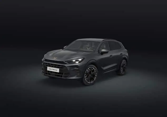 Angebotsdetails Cupra Terramar Cupra Terramar America`s CUP Limited Edition e-HYBRID 1.5 e-HYBRID 200 kW (272 PS) 6-Gang-DSG 200.00 kW (272 PS) Enceladus Grau Matt
