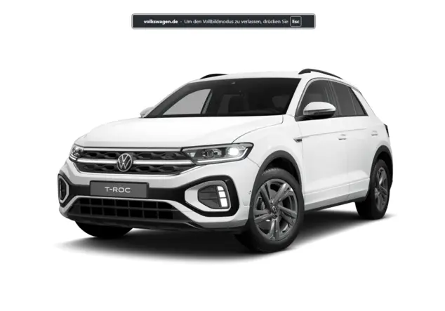 Angebotsdetails Volkswagen T-Roc R-Line 2.0TDI Pure White
