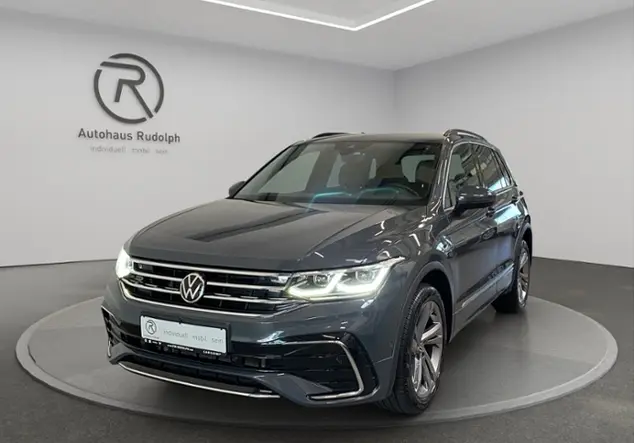 Angebotsdetails Volkswagen Tiguan 1.4 eHybrid R-Line / RFK Grau (Delfingrau Metallic)