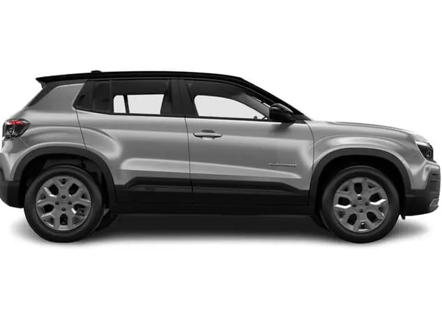 Angebotsdetails Jeep Avenger Jeep Avenger Altitude 1.2 E-Hybrid 74 kW (100 PS) 6-Stufen-DCT Granite Grey Metallic (Dach in Volcano Black)