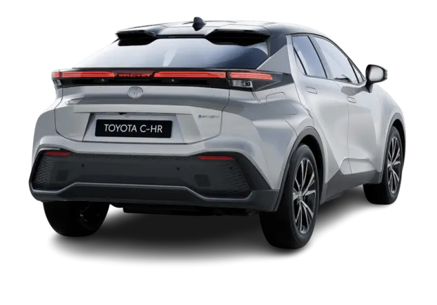 Angebotsdetails Toyota C-HR 2.0-l-VVT-i Plug-in Hybrid Teamplayer shimmering silber metallic/ Dach schwarz