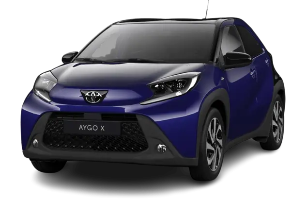 Angebotsdetails Toyota Aygo X 1.0-l-VVT-i Teamplayer Juniper Blue metallic / Dach schwarz