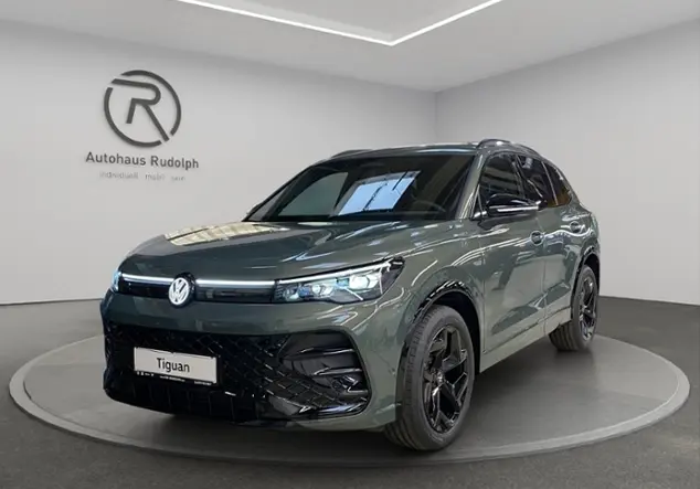 Angebotsdetails Volkswagen Tiguan III R-Line 1.5 eTSI KLIMA NAVI AL Grün (Cipressino-Grün Metallic)