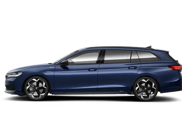 Angebotsdetails Skoda Superb Combi Skoda Sportline 2.0 TSI 195 kW (265 PS) 7-Gang-DSG Allrad Atlantik Blau Metallic