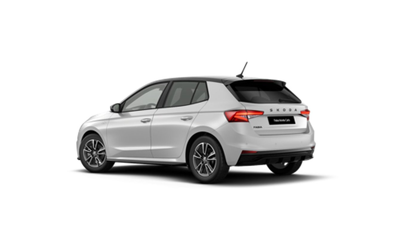 Angebotsdetails Skoda Fabia Monte Carlo Plus Skoda 1.5 TSI 110 kW (150 PS) 7-Gang-DSG Moon-Weià Perleffekt (D.../WeiÃ