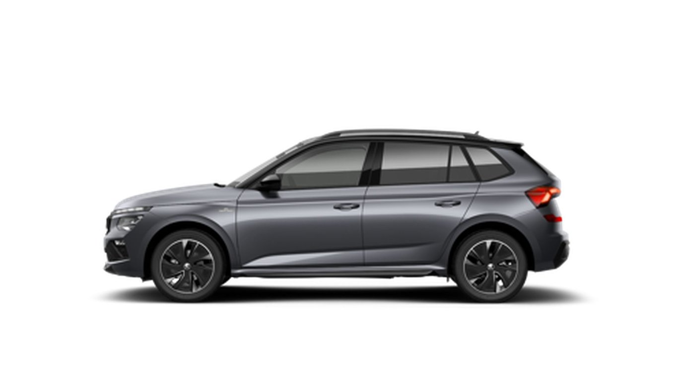 Angebotsdetails Skoda Kamiq Monte Carlo Skoda 1.0 TSI 85 kW (116 PS) 7-Gang-DSG Graphite Grau / Dach Sch.../Grau
