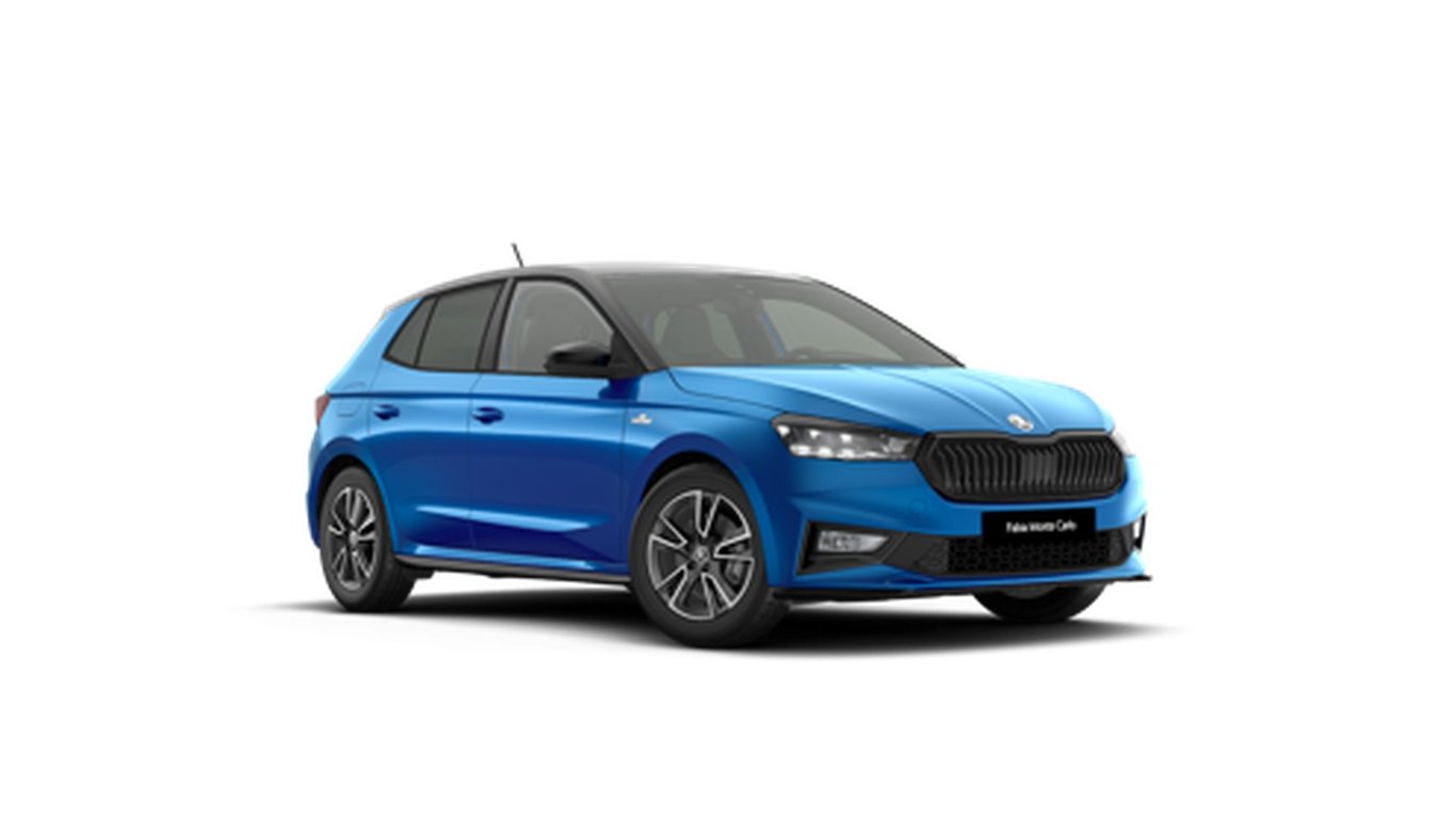 Angebotsdetails Skoda Fabia Monte Carlo Plus Skoda 1.5 TSI 110 kW (150 PS) 7-Gang-DSG Race-Blau Metallic (Dach.../Blau