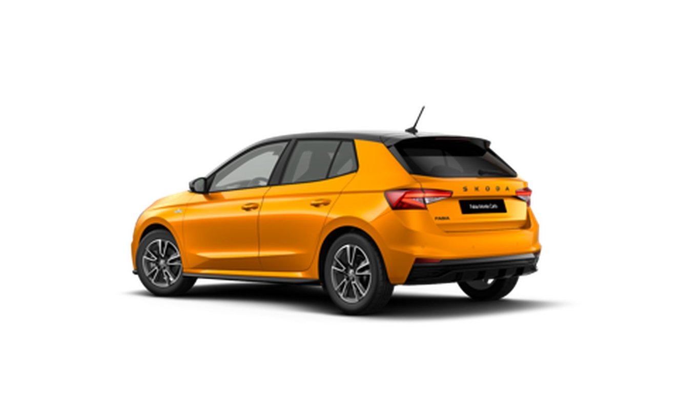 Angebotsdetails Skoda Fabia Monte Carlo Plus Skoda 1.5 TSI 110 kW (150 PS) 7-Gang-DSG Phoenix-Orange Metalli.../Orange