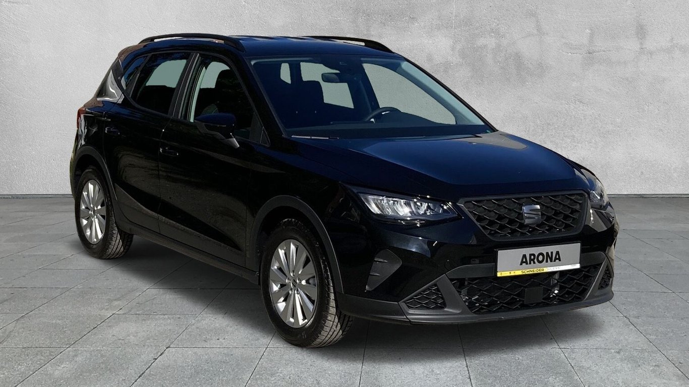 Angebotsdetails Seat Arona Style 1.0 TGI !!! SUPER SPARSAMER ERDGAS !!! Midnight Schwarz Metallic